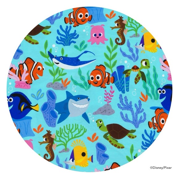 Little Sleepies Disney & Pixar Finding Nemo Standard Crib Sheet - Picture 2 of 4